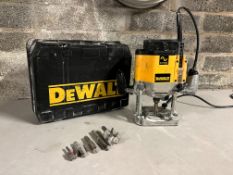DeWalt DW625E-GB Corded 12mm Plunge Router, Complete With Carry Case & 6no. Bits, Lot Location: