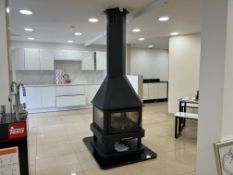 USED & Ex Display Bronpi Huevla Home Woodburning Stove, Installation Date January 2015, Flu NOT