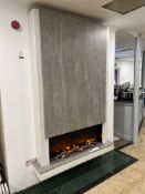 Elgin & Hall Electric Fireplace 2020 high x 1350 wide x 300mm Complete With; Remote Control,