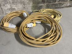 3no. 15m 110V Extension Leads, Lot Location: Upper Building