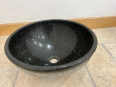 Granite Circular Sink, 395mm Dia, 200mm Deep, Lot Location: Ground Floor