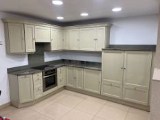 Entire Kitchen Display Comprising; Levantina Naturamia Worktop & Cupboards, Teka HUL 60 4H Induction