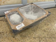 Unused Homestyle UM0001 CLASSIC reversible 1.5 Bowl undermount Sink Stainless Steel, Approximately