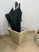 Bespoke Stone Umbrella Holder, 710 x 710 x 500mm, Lot Location: Ground Floor, Please Note: It is the