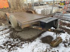 2017 Mirage 18 Ft. T/A Flat Deck Trailer VIN: 5M3BU1821H1074588