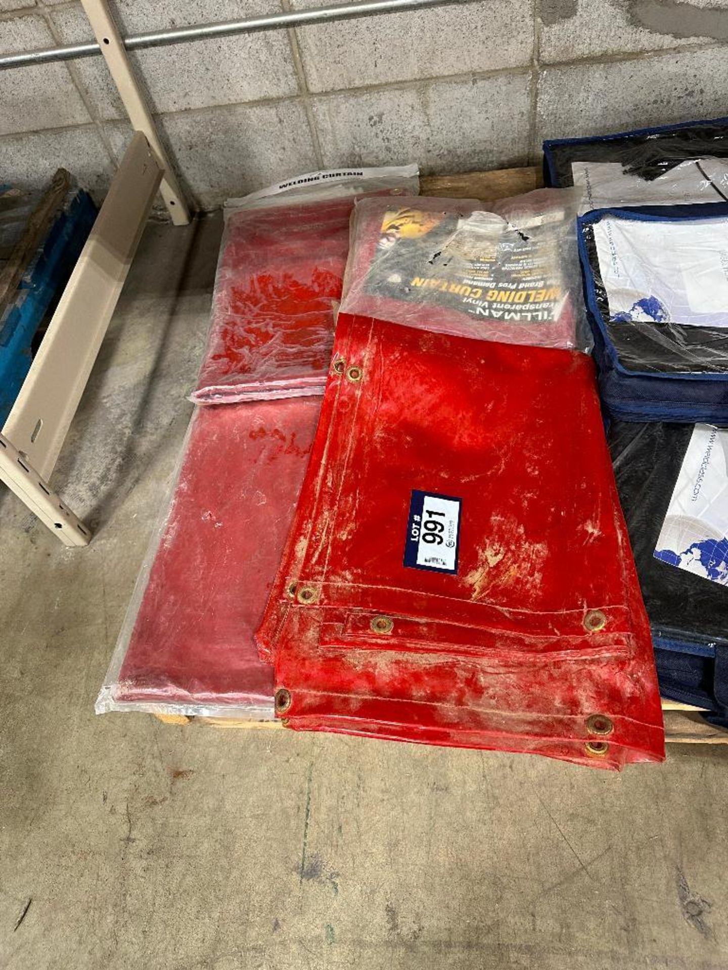 Lot of (4) Asst. Welding Curtains