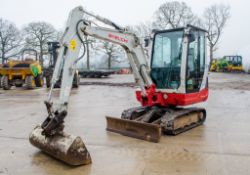 Takeuchi TB228 2.8 tonne rubber tracked mini excavator Year: 2015 S/N: 122804414 Recorded Hours: 879