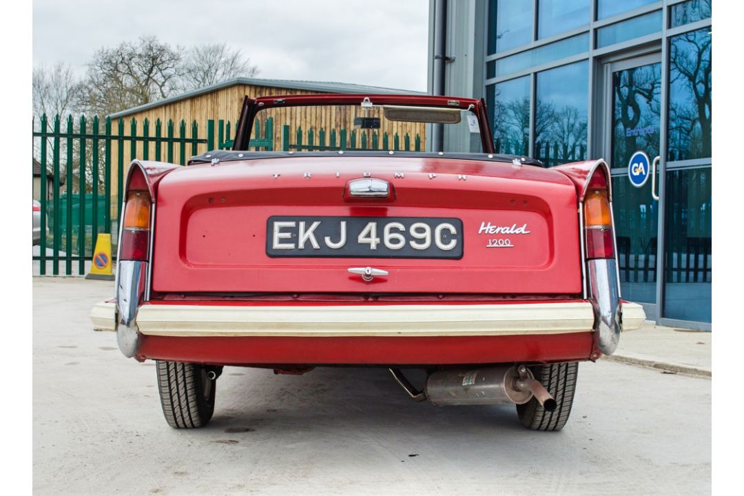 1965 Triumph Herald 1200cc 2 door convertible - Image 11 of 51
