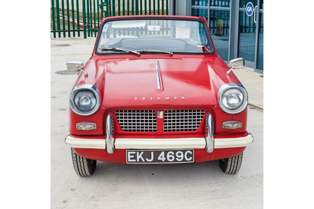 1965 Triumph Herald 1200cc 2 door convertible - Image 10 of 51