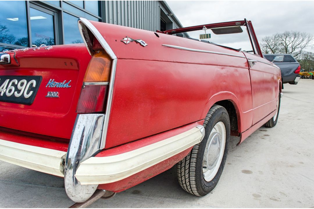 1965 Triumph Herald 1200cc 2 door convertible - Image 19 of 51