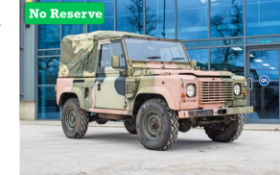 1997 Land Rover Defender 90 WOLF 2.5 litre 300TDI 4 wheel drive utility vehicle Ex MOD