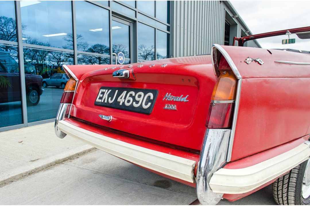 1965 Triumph Herald 1200cc 2 door convertible - Image 20 of 51