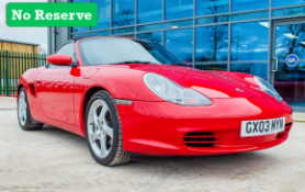 2003 Porsche Boxster 2687cc 2 door convertible