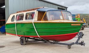 1964 Dolphin 16 Cabin Cruiser Boat 