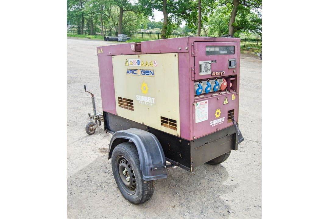 Arc Gen Denyo DCA-25 ESEK 20 kva diesel driven mobile generator Year: 2008 S/N: 3817566 Recorded - Image 2 of 4