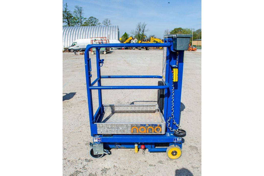 Power Tower Nano SP battery electric vertical mast access platform S/N: 20600914C Nano-05 - Image 5 of 10