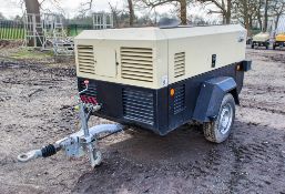 Doosan 7/73 - 10/53 diesel driven fast tow mobile air compressor Year: 2018 S/N: 543832 Recorded