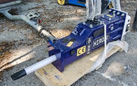 Hirox HDX 0.8 hydraulic breaker to suit micro excavator Pin diameter: 25mm Pin centres: 90mm Pin