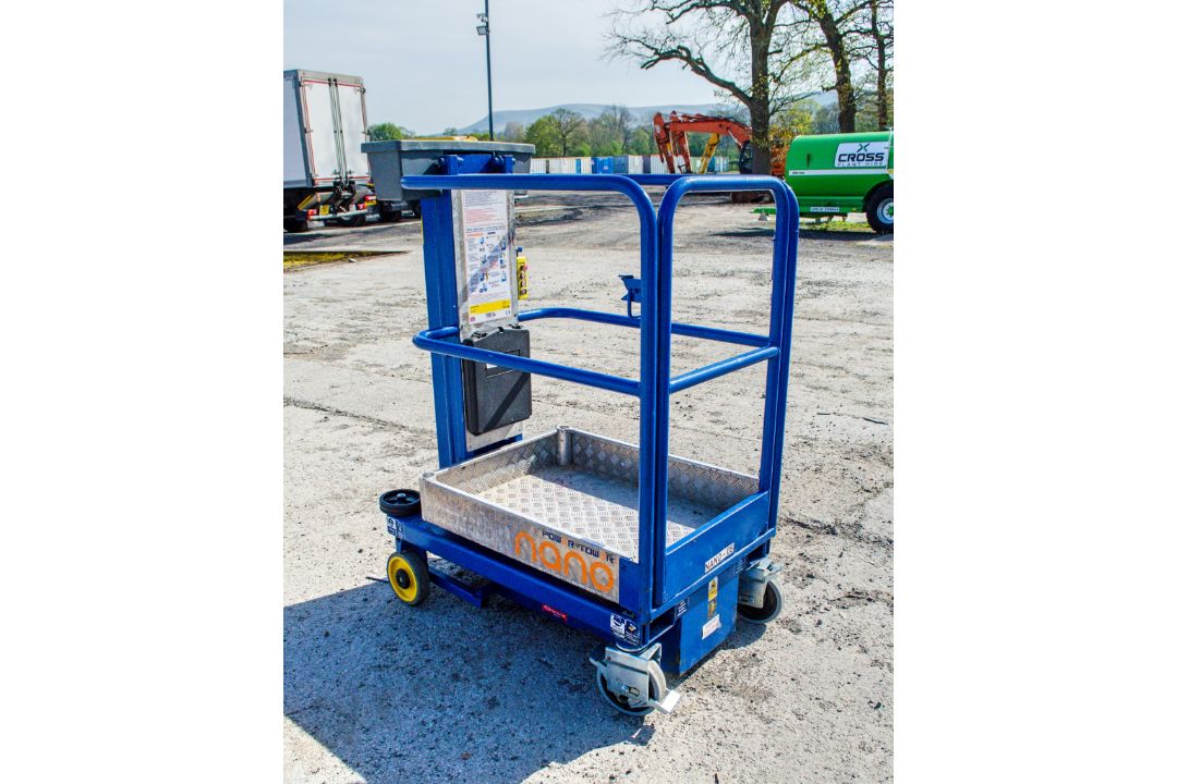 Power Tower Nano SP battery electric vertical mast access platform S/N: 20600914C Nano-05 - Image 2 of 10