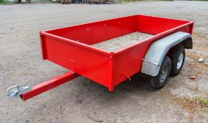 8ft x 4ft tandem axle trailer ** No VAT on hammer but VAT will be charged on buyer's premium **