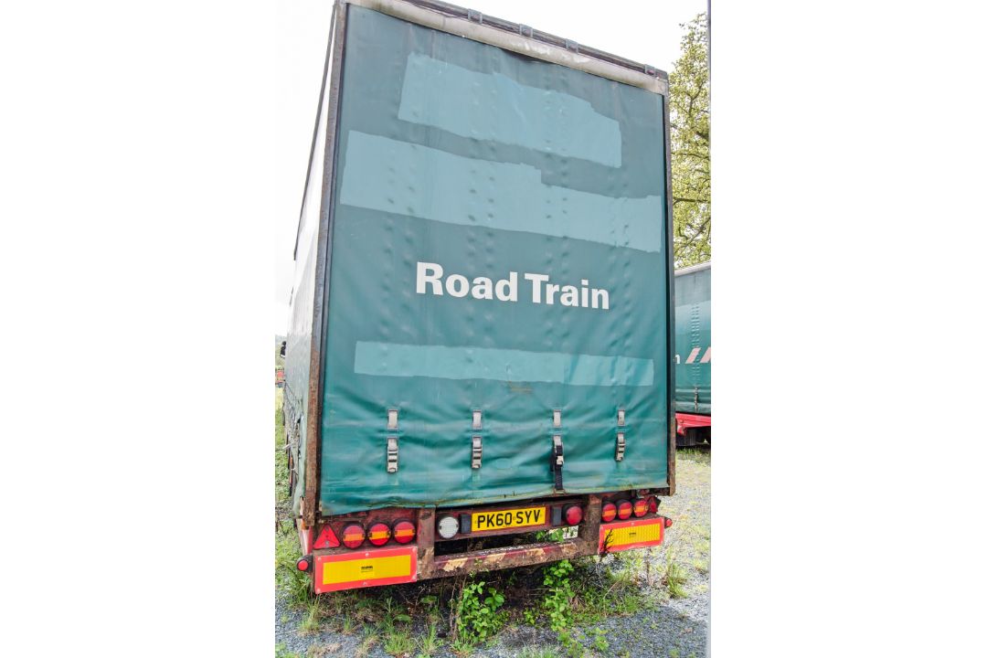 SDC Trailers 8 metre tri-axle curtain sided trailer Year: 2010 Ident: C298661 MOT: Expired - Image 4 of 11