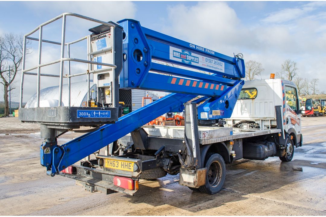 Nissan Cabstar 35.14 S/C LWB cherry picker MEWP Registration Number: YH63 HHE Date of - Image 3 of 30