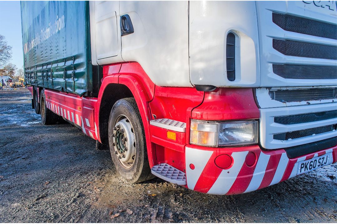 Scania R440 Topline 6 x 2 26 tonne curtain sided draw bar lorry Registration number: PK60 SZJ Date - Image 11 of 25