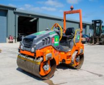 Hamm HD12 double drum ride on roller Year: 2014 S/N: H2004803 Recorded Hours: 1011 A633817