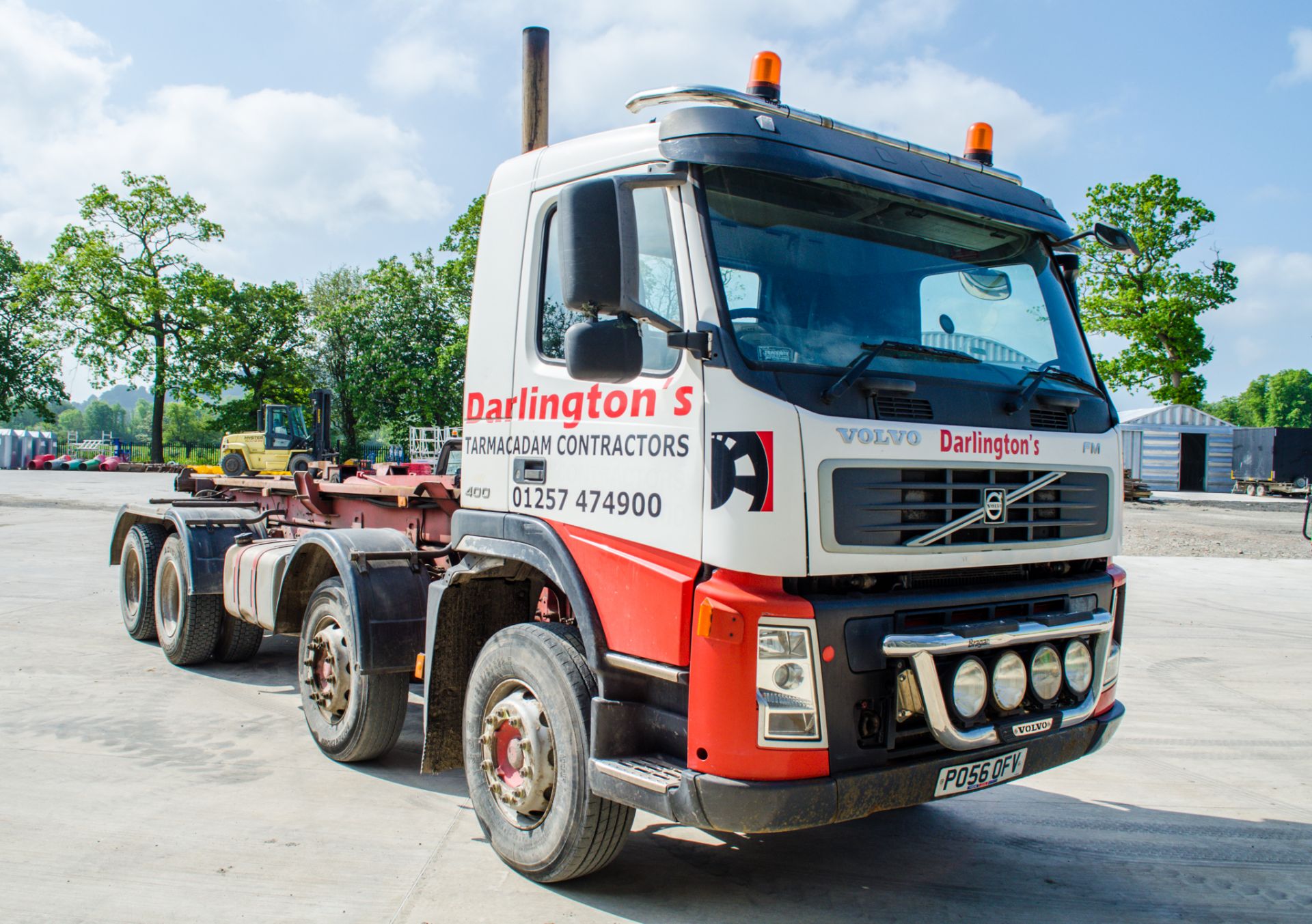 Volvo FM400 8x4 Euro 6 32 tonne hook loader lorry Registration Number: PO56 OFV Date of - Image 2 of 27