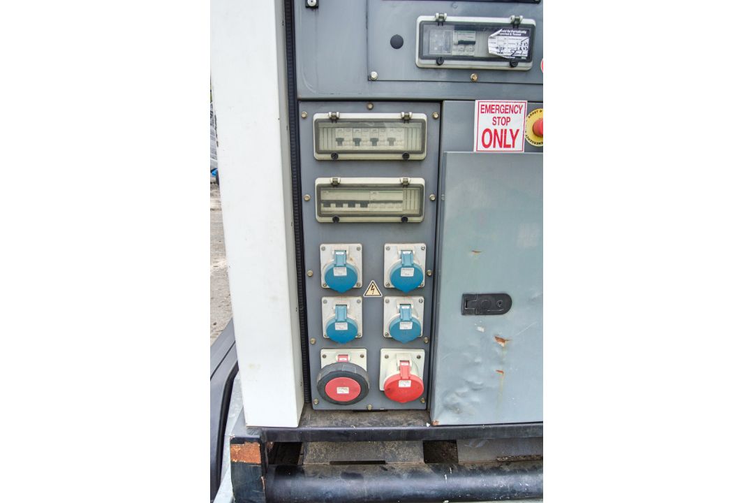 SDMO R66 60 kva diesel driven trailer mounted mobile generator Recorded hours: 12210 A604026, - Image 4 of 8