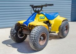 Suzuki 50cc children's quad bike ** No VAT on hammer price but VAT will be charged on the buyers
