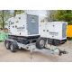 SDMO R66 60 kva diesel driven trailer mounted mobile generator Recorded hours: 12210 A604026, - Image 1 of 8