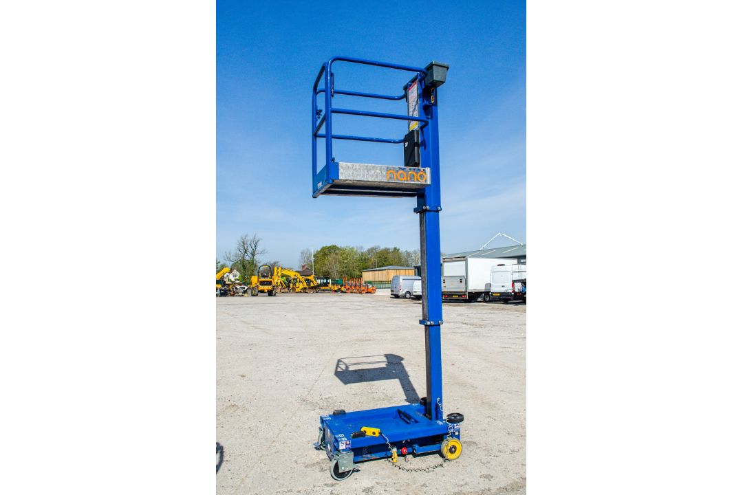 Power Tower Nano SP battery electric vertical mast access platform S/N: 20600914C Nano-05 - Image 8 of 10