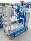 Genie GR12 Runabout battery electric vertical mast access platform Year: 2014 S/N: GR14-35877
