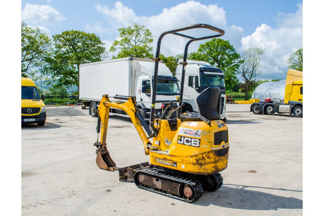 JCB 8008 CTS 0.8 tonne rubber tracked micro excavator Year: 2013 S/N: 00764635 Recorded Hours: - Image 4 of 17