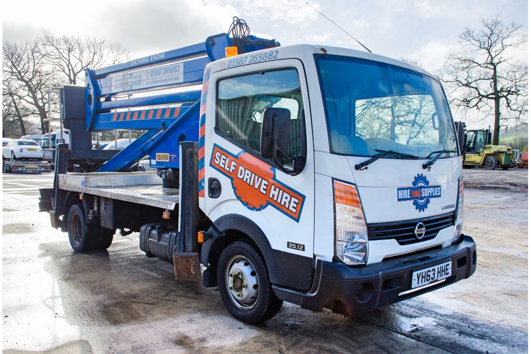 Nissan Cabstar 35.14 S/C LWB cherry picker MEWP Registration Number: YH63 HHE Date of - Image 2 of 30