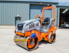 Hamm HD12 double drum ride on roller Year: 2014 S/N: H2004801 Recorded Hours: 1013 A633815