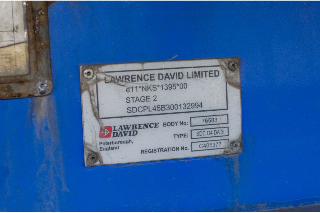 Lawrence David 13.7 metre tri-axle curtain sided trailer Year of Manufacture: 2015 Ident Mark: - Image 14 of 15