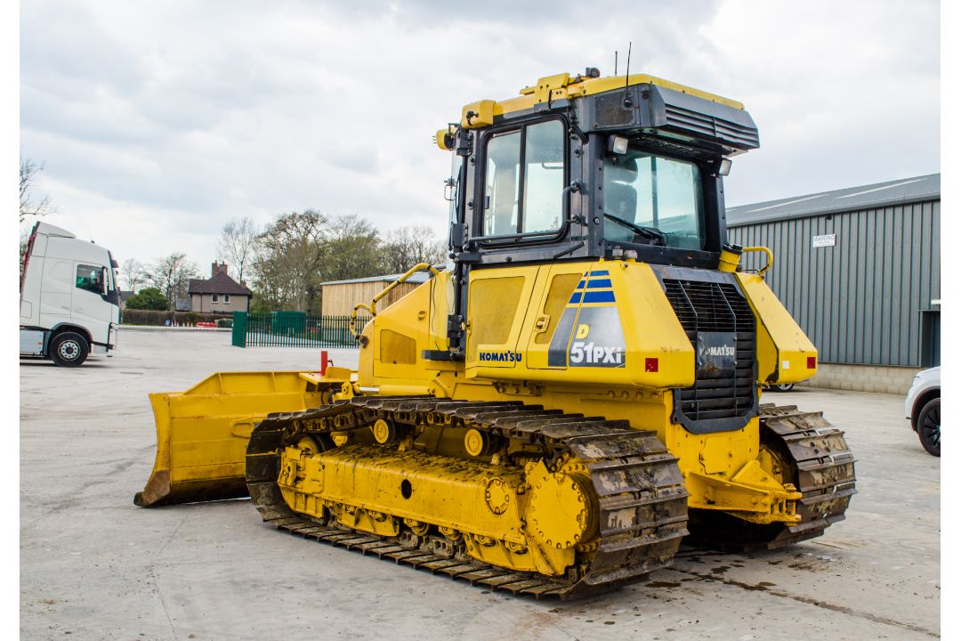 Komatsu D51PX1-22 22 tonne steel tracked dozer Year: 2014 S/N: B13802 Recorded Hours: 9221 - Image 4 of 21