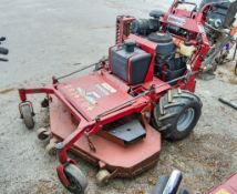 Ferris petrol driven walk behind zero turn mower S/N: 2015661706 Recorded Hours: Not displayed (