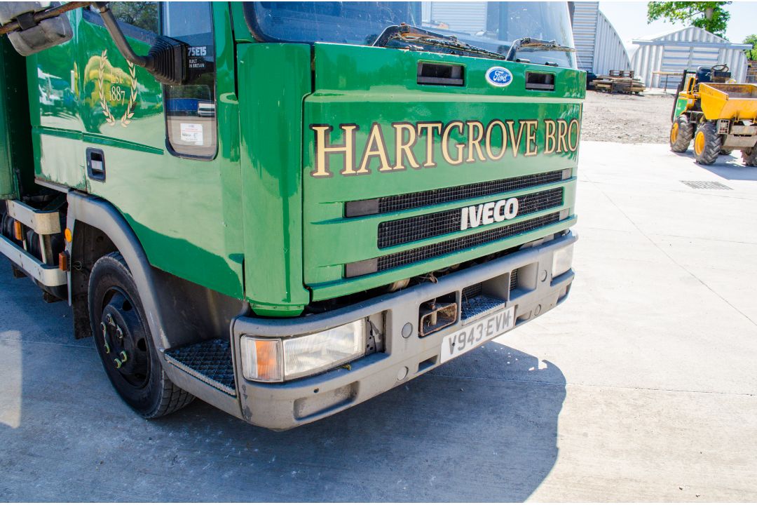 Iveco Ford 7.5 tonne 6.0 removal vehicle Registration Number: V943 EVM Date of Registration: 23/12/ - Image 12 of 29