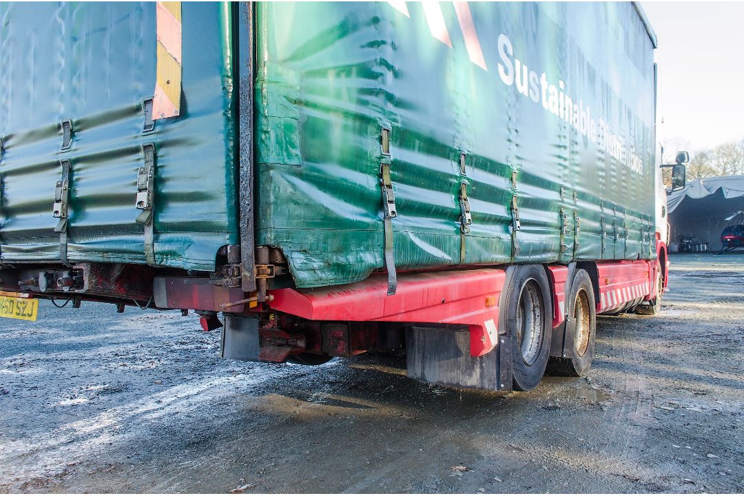 Scania R440 Topline 6 x 2 26 tonne curtain sided draw bar lorry Registration number: PK60 SZJ Date - Image 12 of 25
