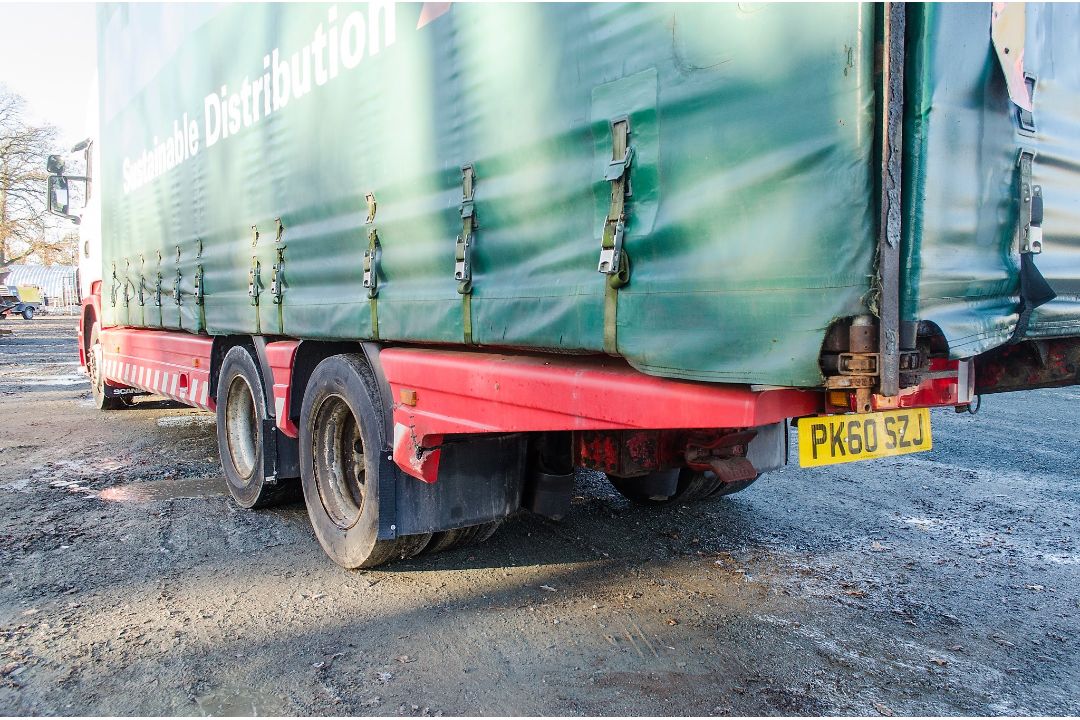 Scania R440 Topline 6 x 2 26 tonne curtain sided draw bar lorry Registration number: PK60 SZJ Date - Image 10 of 25