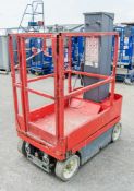 Skyjack SJ16 battery electric vertical mast access platform Year: 2016 S/N: 14008629 Recorded hours: