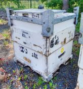 Western Transcube 950 litre bunded static fuel bowser A594644