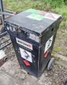 Western 100 litre push around bunded fuel bowser c/w manual pump delivery hose & nozzle A736405