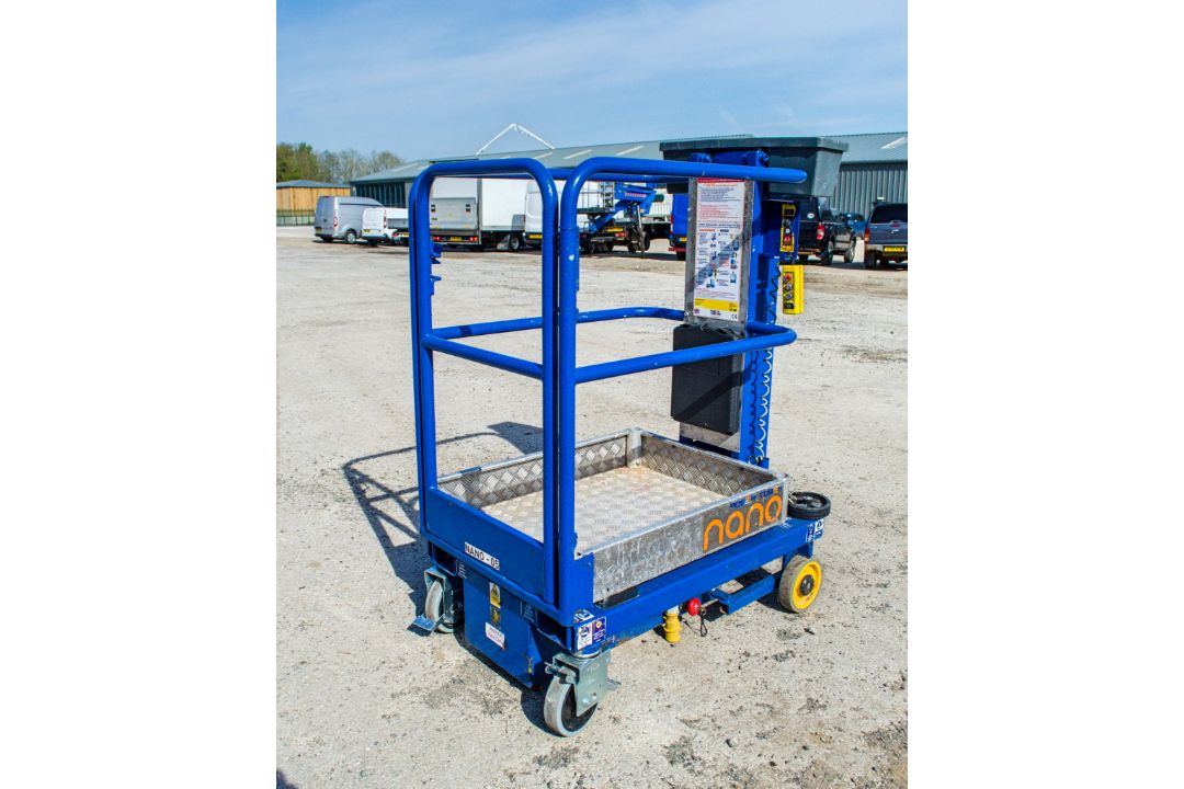 Power Tower Nano SP battery electric vertical mast access platform S/N: 20600914C Nano-05 - Image 1 of 10