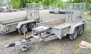 M & E 8 ft x 4 ft tandem axle plant trailer A786508