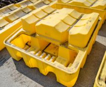 Plastic twin drum holder