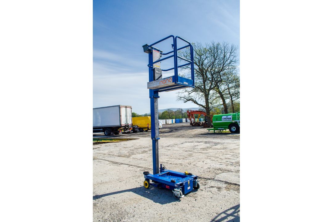 Power Tower Nano SP battery electric vertical mast access platform S/N: 20600914C Nano-05 - Image 7 of 10